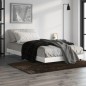 vidaXL Estructura de cama madera contrachapada blanco brillo 100x200cm vidaXL Estructura de cama madera contrachapada blanco brillo 100x200cm