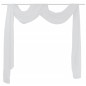 Cortina de gasa transparente, 140 x 600 cm, Blanco Cortina de gasa transparente, 140 x 600 cm, Blanco