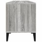 vidaXL Mueble de TV madera contrachapada gris Sonoma 100x34,5x44,5 cm vidaXL Mueble de TV madera contrachapada gris Sonoma 100x34,5x44,5 cm