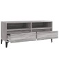 vidaXL Mueble de TV madera contrachapada gris Sonoma 100x34,5x44,5 cm vidaXL Mueble de TV madera contrachapada gris Sonoma 100x34,5x44,5 cm