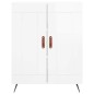 vidaXL Aparador alto madera contrachapada blanco brillo 69,5x34x180 cm vidaXL Aparador alto madera contrachapada blanco brillo 69,5x34x180 cm