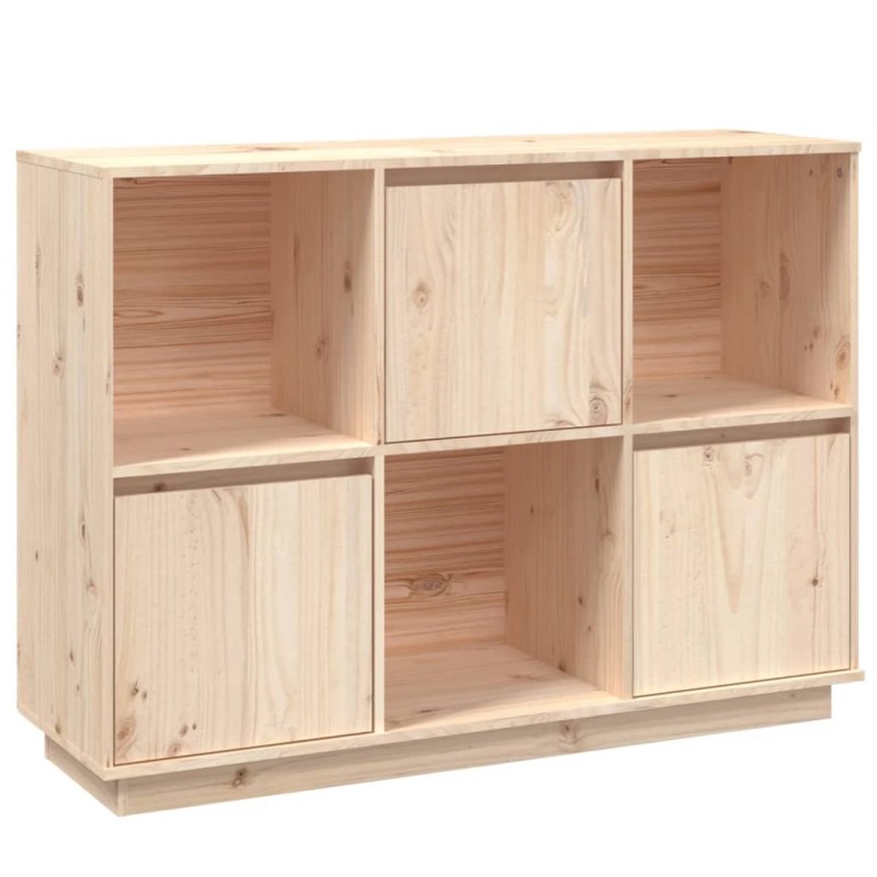 vidaXL Aparador de madera maciza de pino 110,5x35x80 cm vidaXL Aparador de madera maciza de pino 110,5x35x80 cm