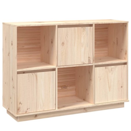 vidaXL Aparador de madera maciza de pino 110,5x35x80 cm