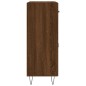 vidaXL Aparador de madera de ingeniería marrón roble 69,5x34x90 cm vidaXL Aparador de madera de ingeniería marrón roble 69,5x34x90 cm