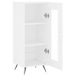 vidaXL Aparador madera de ingeniería blanco 34,5x34x90 cm vidaXL Aparador madera de ingeniería blanco 34,5x34x90 cm