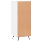 vidaXL Aparador madera de ingeniería blanco 34,5x34x90 cm vidaXL Aparador madera de ingeniería blanco 34,5x34x90 cm