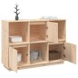 vidaXL Aparador de madera maciza de pino 110,5x35x80 cm vidaXL Aparador de madera maciza de pino 110,5x35x80 cm