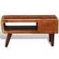 vidaXL Mesa de centro con 1 cajón bordes curvados de madera reciclada vidaXL Mesa de centro con 1 cajón bordes curvados de madera reciclada