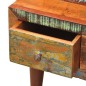 vidaXL Mesa de centro con 1 cajón bordes curvados de madera reciclada vidaXL Mesa de centro con 1 cajón bordes curvados de madera reciclada