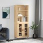 vidaXL Aparador alto madera contrachapada color roble 69,5x34x180 cm vidaXL Aparador alto madera contrachapada color roble 69,5x34x180 cm