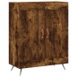 vidaXL Aparador de madera de ingeniería roble ahumado 69,5x34x90 cm vidaXL Aparador de madera de ingeniería roble ahumado 69,5x34x90 cm