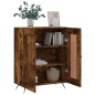 vidaXL Aparador de madera de ingeniería roble ahumado 69,5x34x90 cm vidaXL Aparador de madera de ingeniería roble ahumado 69,5x34x90 cm
