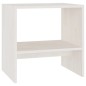 vidaXL Mesita de noche madera maciza de mango blanco 40x30,5x40 cm vidaXL Mesita de noche madera maciza de mango blanco 40x30,5x40 cm