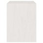 vidaXL Mesita de noche madera maciza de mango blanco 40x30,5x40 cm vidaXL Mesita de noche madera maciza de mango blanco 40x30,5x40 cm