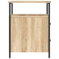 vidaXL Mesitas noche 2 uds madera ingeniería roble Sonoma 44x45x60 cm vidaXL Mesitas noche 2 uds madera ingeniería roble Sonoma 44x45x60 cm
