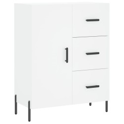 vidaXL Aparador de madera de ingeniería blanco 69,5x34x90 cm