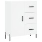 vidaXL Aparador de madera de ingeniería blanco 69,5x34x90 cm vidaXL Aparador de madera de ingeniería blanco 69,5x34x90 cm