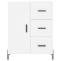 vidaXL Aparador de madera de ingeniería blanco 69,5x34x90 cm vidaXL Aparador de madera de ingeniería blanco 69,5x34x90 cm