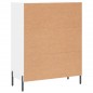 vidaXL Aparador de madera de ingeniería blanco 69,5x34x90 cm vidaXL Aparador de madera de ingeniería blanco 69,5x34x90 cm