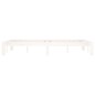 vidaXL Estructura de cama madera maciza de pino blanco 120x200 cm