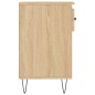 vidaXL Mueble zapatero madera contrachapada roble Sonoma 102x36x60 cm