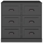 vidaXL Aparador de madera contrachapada negro 70x35,5x67,5 cm vidaXL Aparador de madera contrachapada negro 70x35,5x67,5 cm