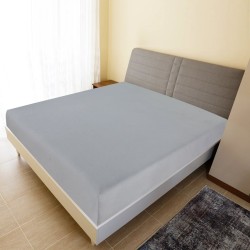 vidaXL Sábanas bajeras jersey 2 uds algodón gris 140x200cm