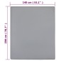 vidaXL Sábanas bajeras jersey 2 uds algodón gris 140x200cm vidaXL Sábanas bajeras jersey 2 uds algodón gris 140x200cm