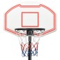 vidaXL Canasta de baloncesto polietileno blanco 237-307 cm vidaXL Canasta de baloncesto polietileno blanco 237-307 cm