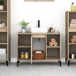 vidaXL Armario de lavabo madera contrachapada roble Sonoma 80x33x60 cm vidaXL Armario de lavabo madera contrachapada roble Sonoma 80x33x60 cm