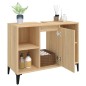 vidaXL Armario de lavabo madera contrachapada roble Sonoma 80x33x60 cm vidaXL Armario de lavabo madera contrachapada roble Sonoma 80x33x60 cm