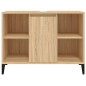 vidaXL Armario de lavabo madera contrachapada roble Sonoma 80x33x60 cm vidaXL Armario de lavabo madera contrachapada roble Sonoma 80x33x60 cm