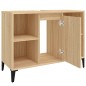 vidaXL Armario de lavabo madera contrachapada roble Sonoma 80x33x60 cm vidaXL Armario de lavabo madera contrachapada roble Sonoma 80x33x60 cm
