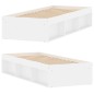 vidaXL Estructura de cama blanca 75x190 cm