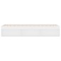 vidaXL Estructura de cama blanca 75x190 cm