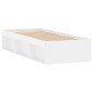 vidaXL Estructura de cama blanca 75x190 cm