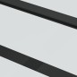 vidaXL Puerta corredera ESG vidrio y aluminio negra 76x205 cm vidaXL Puerta corredera ESG vidrio y aluminio negra 76x205 cm