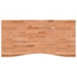 vidaXL Tablero de escritorio madera maciza de haya 110x(50-55)x4 cm vidaXL Tablero de escritorio madera maciza de haya 110x(50-55)x4 cm