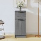 vidaXL Aparador de madera contrachapada gris Sonoma 30x30x70 cm vidaXL Aparador de madera contrachapada gris Sonoma 30x30x70 cm