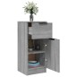 vidaXL Aparador de madera contrachapada gris Sonoma 30x30x70 cm vidaXL Aparador de madera contrachapada gris Sonoma 30x30x70 cm