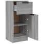 vidaXL Aparador de madera contrachapada gris Sonoma 30x30x70 cm vidaXL Aparador de madera contrachapada gris Sonoma 30x30x70 cm