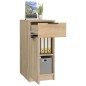 vidaXL Armario de escritorio madera contrachapada roble sonoma vidaXL Armario de escritorio madera contrachapada roble sonoma
