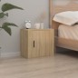 vidaXL Mesitas de noche de pared 2 uds color roble Sonoma 50x30x47 cm vidaXL Mesitas de noche de pared 2 uds color roble Sonoma 50x30x47 cm