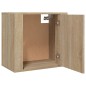 vidaXL Mesitas de noche de pared 2 uds color roble Sonoma 50x30x47 cm vidaXL Mesitas de noche de pared 2 uds color roble Sonoma 50x30x47 cm