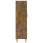 vidaXL Aparador de madera contrachapada roble ahumado 70x31x115 cm
