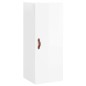 vidaXL Aparador alto madera contrachapada blanco brillo 34,5x34x180 cm vidaXL Aparador alto madera contrachapada blanco brillo 34,5x34x180 cm