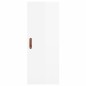 vidaXL Aparador alto madera contrachapada blanco brillo 34,5x34x180 cm vidaXL Aparador alto madera contrachapada blanco brillo 34,5x34x180 cm