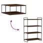 vidaXL Estantes pared 4 uds madera ingeniería marrón roble 80x40x1,5cm vidaXL Estantes pared 4 uds madera ingeniería marrón roble 80x40x1,5cm