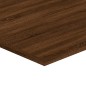 vidaXL Estantes pared 4 uds madera ingeniería marrón roble 80x40x1,5cm vidaXL Estantes pared 4 uds madera ingeniería marrón roble 80x40x1,5cm
