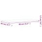vidaXL Estantes pared 4 uds madera ingeniería marrón roble 80x40x1,5cm vidaXL Estantes pared 4 uds madera ingeniería marrón roble 80x40x1,5cm
